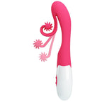 ROMANCE - VIBRATEUR ET STIMULATEUR ROSE À 30 VITESSES