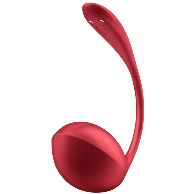 SATISFYER - SHINY PETAL STIMULATOR WITH REMOTE CONTROL G-POINT RED FREE APP