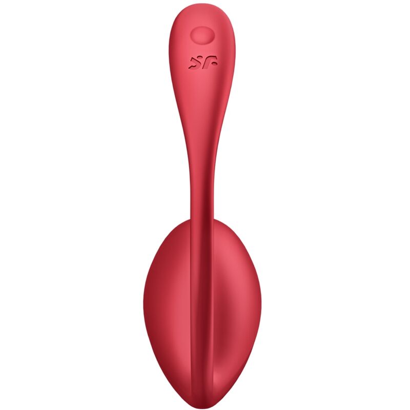 SATISFYER - SHINY PETAL STIMULATOR WITH REMOTE CONTROL G-POINT RED FREE APP