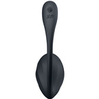 SATISFYER - RIBBED PETAL G-SPOT STIMULATOR BLACK REMOTE CONTROL FREE APP