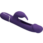 PRETTY LOVE - KAMPAS RABBIT VIBRATEUR MULTIFONCTIONNEL 3 EN 1 AVEC LANGUE VIOLETTE