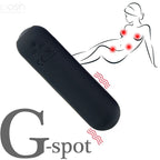 ARMONY - SPLASH HAHA SILICONE BULLET VIBRATOR 10 VIBRATIONS 75 X 19 CM BLACK