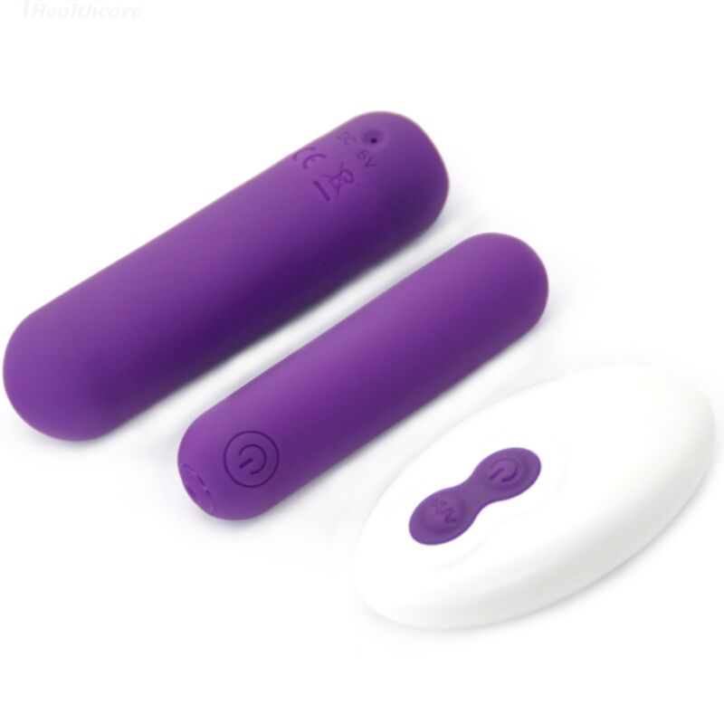 ARMONY - SPLASH JOLINE VIBRATEUR EN SILICONE AVEC TÉLÉCOMMANDE, 10 VIBRATIONS, 6,5 x 1,5 cm, VIOLET