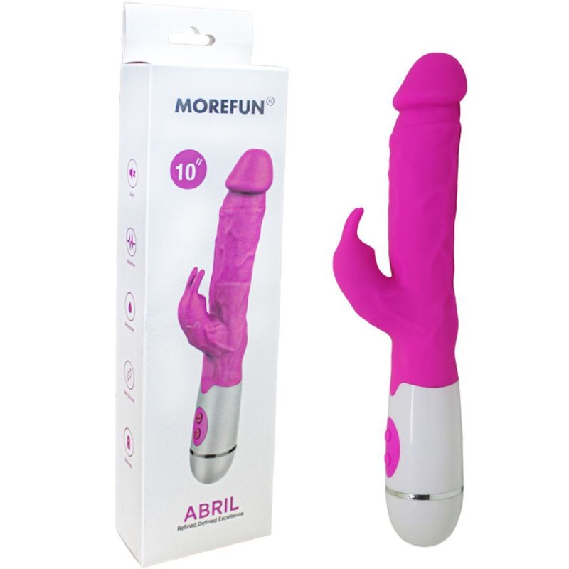 ARMONY - ABRIL VIBRATEUR LAPIN ROSE 16 VITESSES