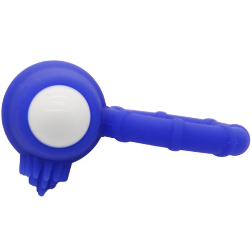 HARMONY - POWER O VIBRATING RING IN BLUE SILICONE