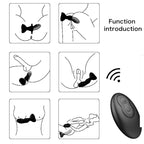 ARMONY - EXTREME A BLOOM ROSE VIBRATOR AND REMOTE CONTROL BLACK BUTT PLUG