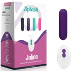ARMONY - SPLASH JOLINE VIBRATEUR EN SILICONE AVEC TÉLÉCOMMANDE, 10 VIBRATIONS, 6,5 x 1,5 cm, VIOLET
