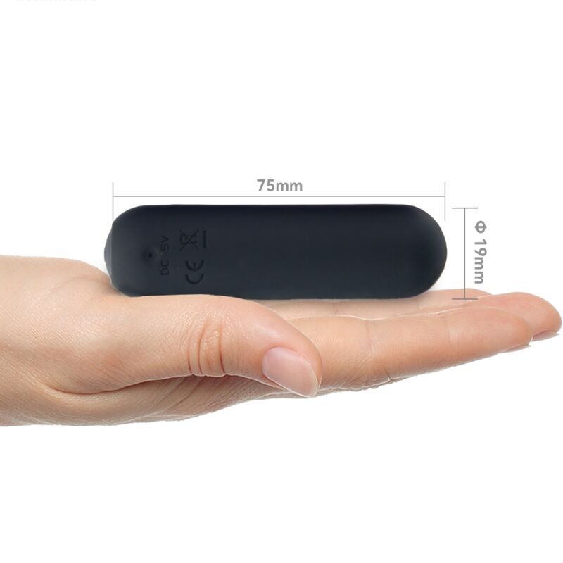 ARMONY - SPLASH JOIE VIBRATEUR EN SILICONE AVEC TÉLÉCOMMANDE, 10 MODES DE VIBRATION, 75 X 19 CM, NOIR