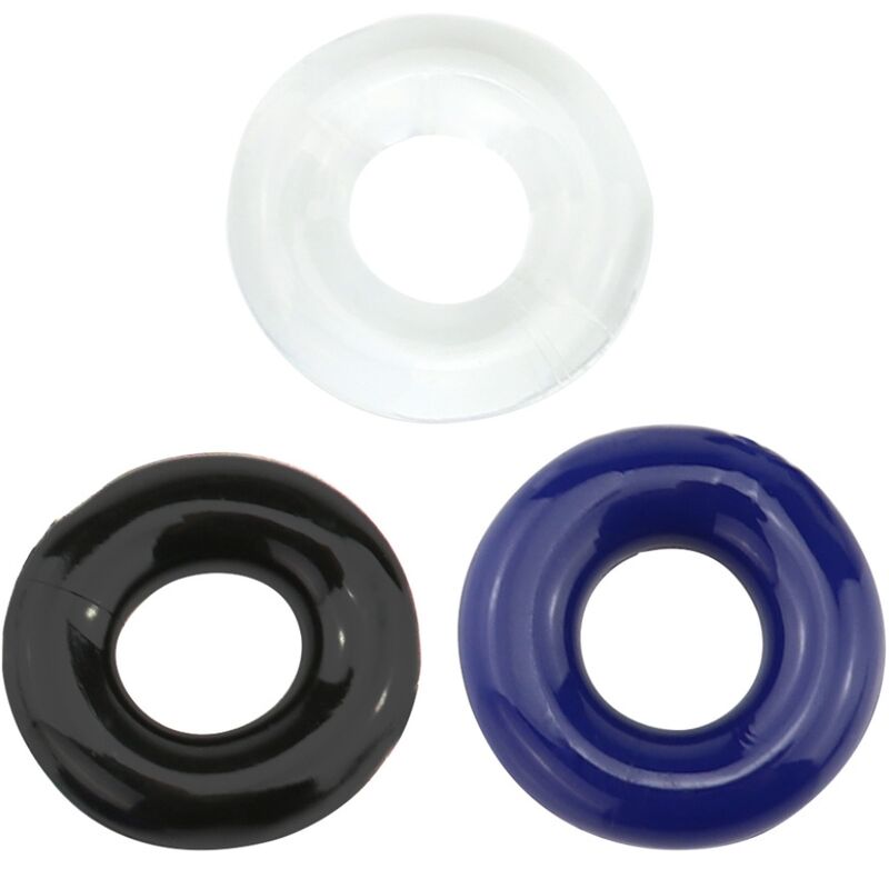 HARMONY - TITAN LOVE DONUT RING MULTIPLE COLORS