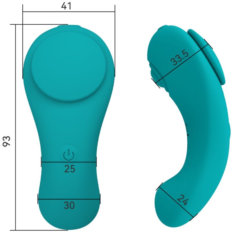 ARMONY - PLEASURE PANTY VIBRATOR REMOTE CONTROL 3 ​​SPEED GREEN