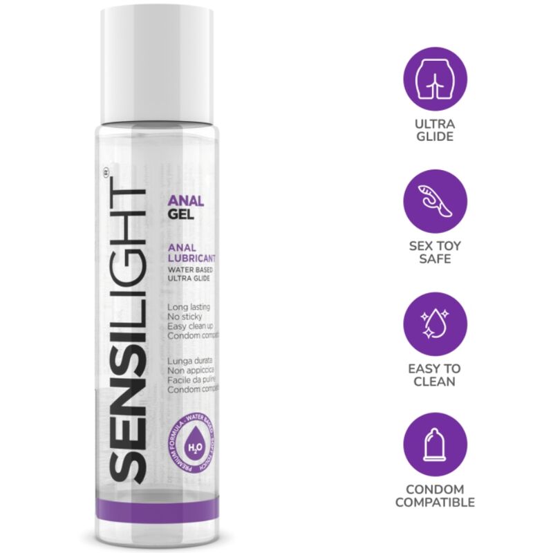 INTIMATELINE - SENSILIGHT GEL ANAL GLISSANT 60 ML