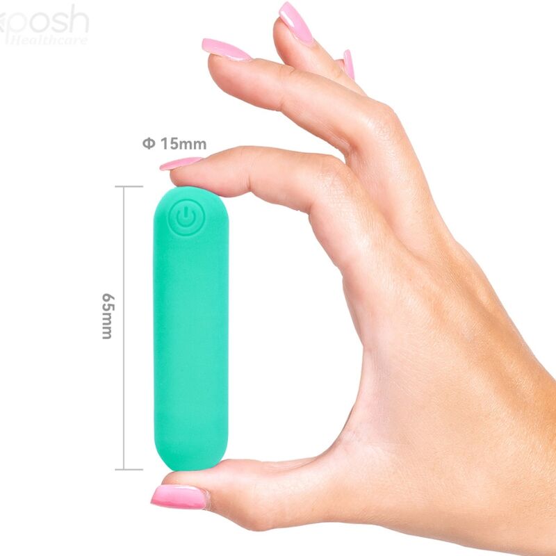 ARMONY - SPLASH JOLINE SILICONE BULLET VIBRATOR REMOTE CONTROL 10 VIBRATIONS 65 X 15 CM GREEN