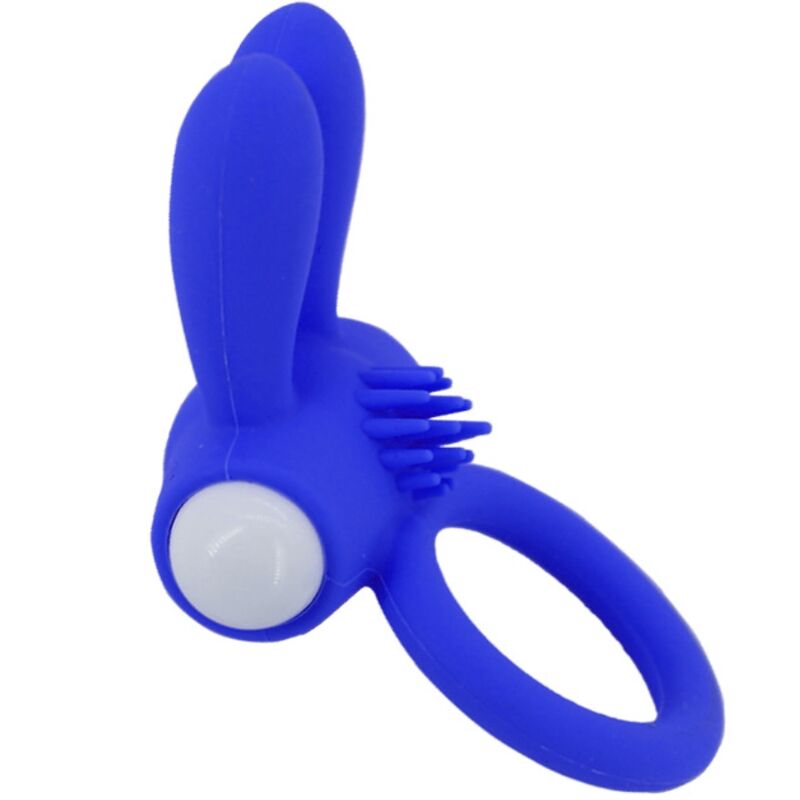 ARMONY - MR BUNNY ANNEAU VIBRANT EN SILICONE BLEU
