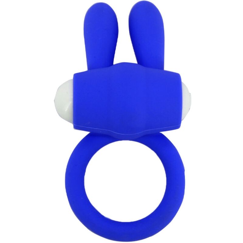 ARMONY - MR BUNNY ANNEAU VIBRANT EN SILICONE BLEU