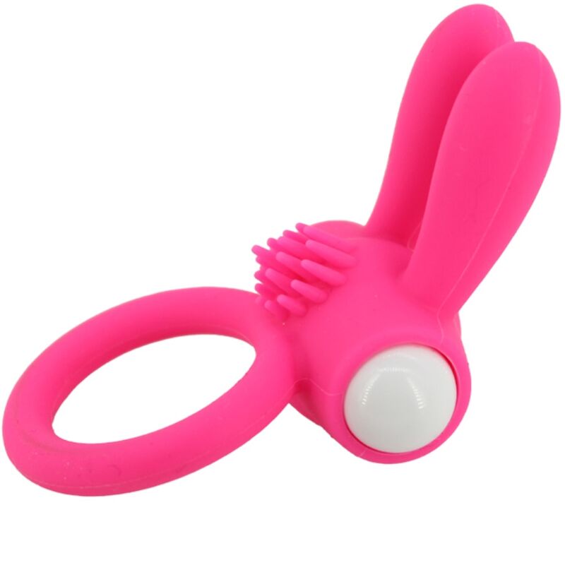 ARMONY - MR BUNNY ANNEAU VIBRANT EN SILICONE ROSE