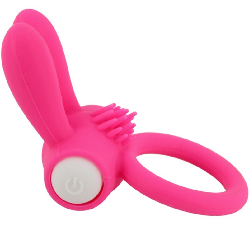 ARMONY - MR BUNNY ANNEAU VIBRANT EN SILICONE ROSE
