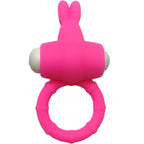 ARMONY - ANNEAU VIBRANT EN SILICONE ROSE MS BUNNY