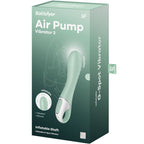SATISFYER - VIBRATEUR À POMPE À AIR 3 G-SPOT GONFLABLE MENTHE
