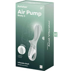 SATISFYER - AIR PUMP BOOTY 3 INFLATABLE ANAL VIBRATOR GREY GREEN