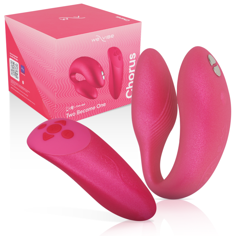 WE-VIBE - CHORUS COUPLE VIBRATOR WITH SQUEEZE CONTROL, PINK