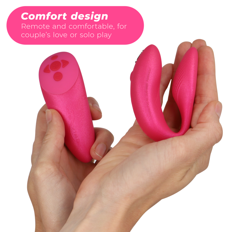 WE-VIBE - CHORUS COUPLE VIBRATOR WITH SQUEEZE CONTROL, PINK