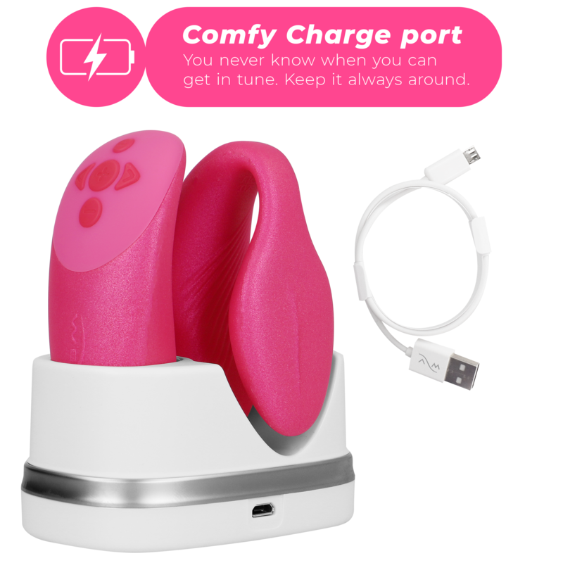 WE-VIBE - CHORUS COUPLE VIBRATOR WITH SQUEEZE CONTROL, PINK