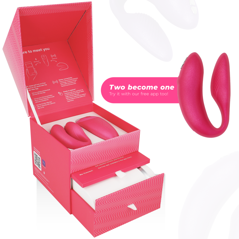 WE-VIBE - CHORUS COUPLE VIBRATOR WITH SQUEEZE CONTROL, PINK