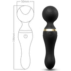 ARMONY - FREEZA MASSAGER AND VIBRATOR SUPER FLEXIBLE BLACK HEAD