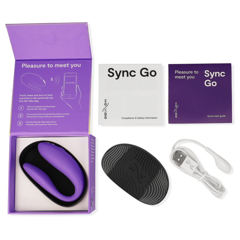 WE-VIBE - STIMULATEUR DOUBLE VIOLET SYNC GO