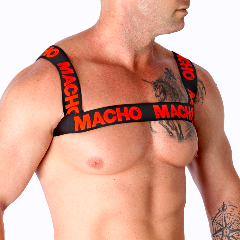 MACHO - DOUBLE HARNAIS ROUGE