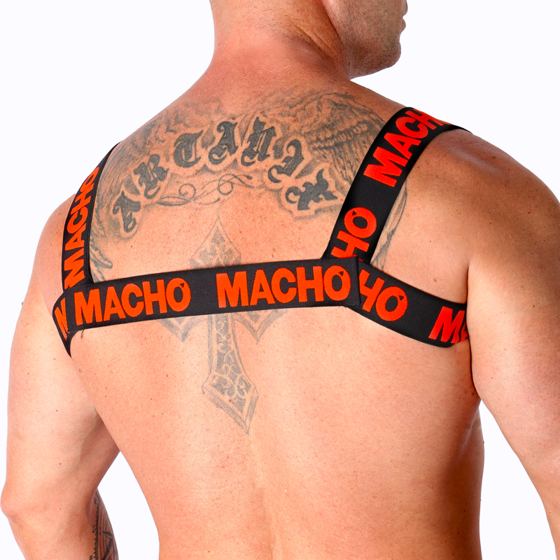 MACHO - DOUBLE HARNAIS ROUGE