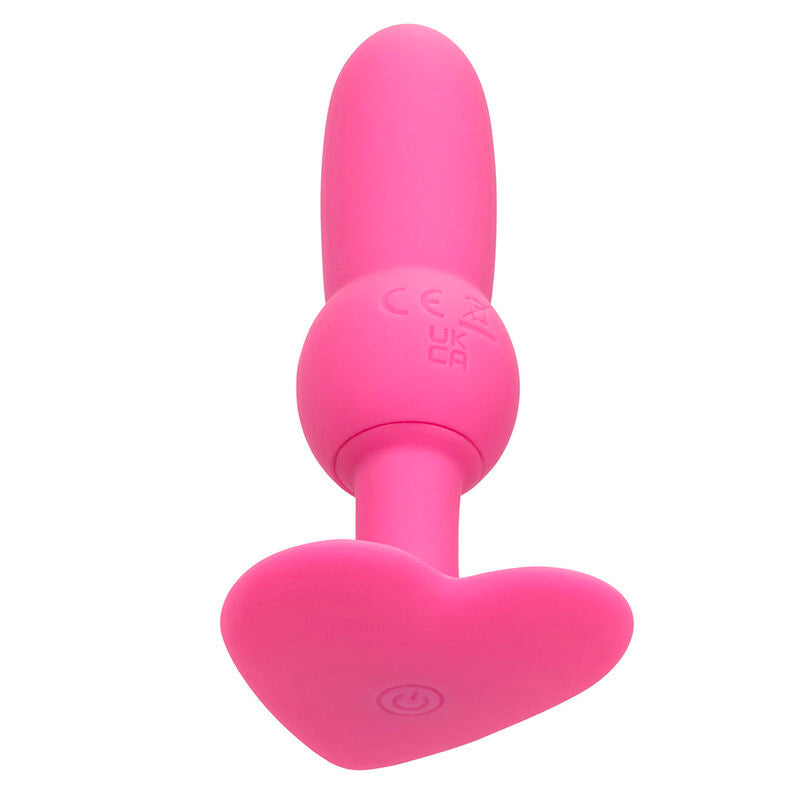 CALEXOTICS - FIRST TIME ANAL PLUG PROBE BEADS 10 VIBRATIONS PINK