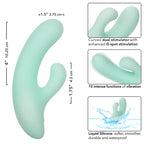 CALEXOTICS - PACIFICA FIJI VIBRATEUR ET STIMULATEUR DE POINT G 10 VIBRATIONS AQUA