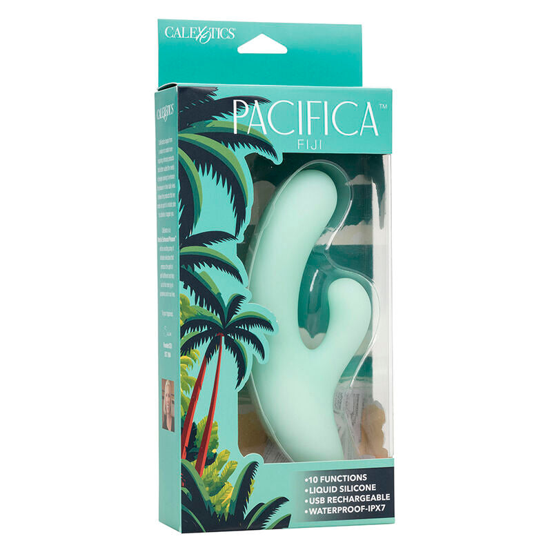 CALEXOTICS - PACIFICA FIJI VIBRATEUR ET STIMULATEUR DE POINT G 10 VIBRATIONS AQUA