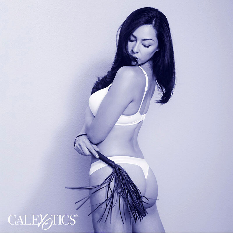 CALEXOTICS - DRAPEAU NOCTURNE EN CUIR NOIR