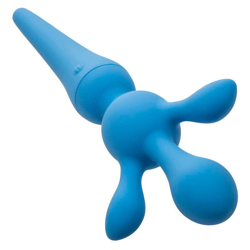 CALEXOTICS - COUTURE 10-VIBRATION WAND VIBRATOR KIT (BLUE)