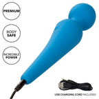 CALEXOTICS - COUTURE 10-VIBRATION WAND VIBRATOR KIT (BLUE)