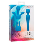 CALEXOTICS - COUTURE 10-VIBRATION WAND VIBRATOR KIT (BLUE)