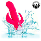 CALEXOTICS - JACK FANTASY PINK RABBIT HEATED TRIPLE VIBRATOR