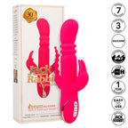 CALEXOTICS - JACK FANTASY PINK RABBIT HEATED TRIPLE VIBRATOR