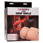 CALEXOTICS - THE PEEP SHOW GIRL REALISTIC DOUBLE MASTURBATOR FLESH