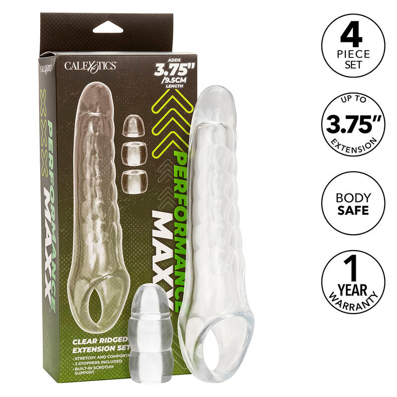 CALEXOTICS - MAXX TRANSPARENT ADJUSTABLE PENIS EXTENDER
