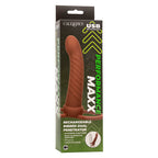 CALEXOTICS - MAXX NERVÉ DOUBLE PÉNÉTRATION 10 VIBRATIONS MARRON