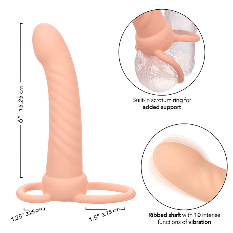 CALEXOTICS - MAXX NERVÉ DOUBLE PÉNÉTRATION 10 VIBRATIONS CULTES