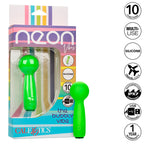CALEXOTICS - NEON VIBES BUBBLY VIBE THE MINI MASSAGER 10 VIBRATIONS GREEN