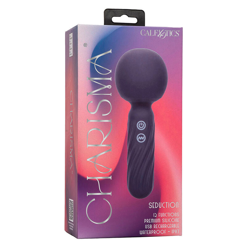 CALEXOTICS - CHARISMA SEDUCTION 12-FUNCTION MASSAGER 17.75 CM X 6.25 CM PURPLE
