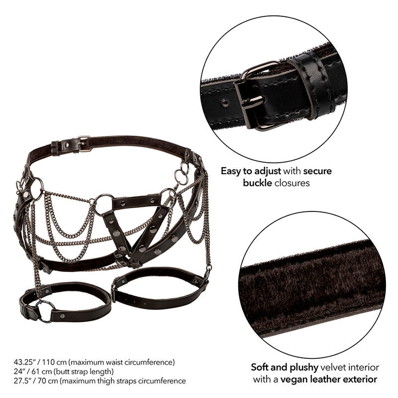 CALEXOTICS - EUPHORIA MULTICHAIN ​​PREMIUM THIGH HARNESS