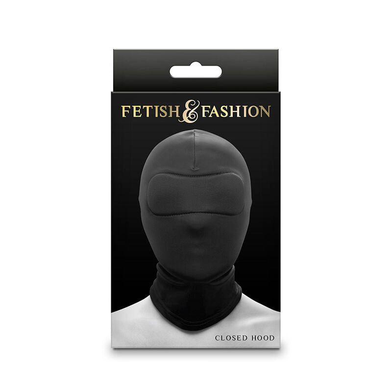 NS NOVELTIES - FETISH &amp; FASHION BLACK NYLON CLOSED HOOD