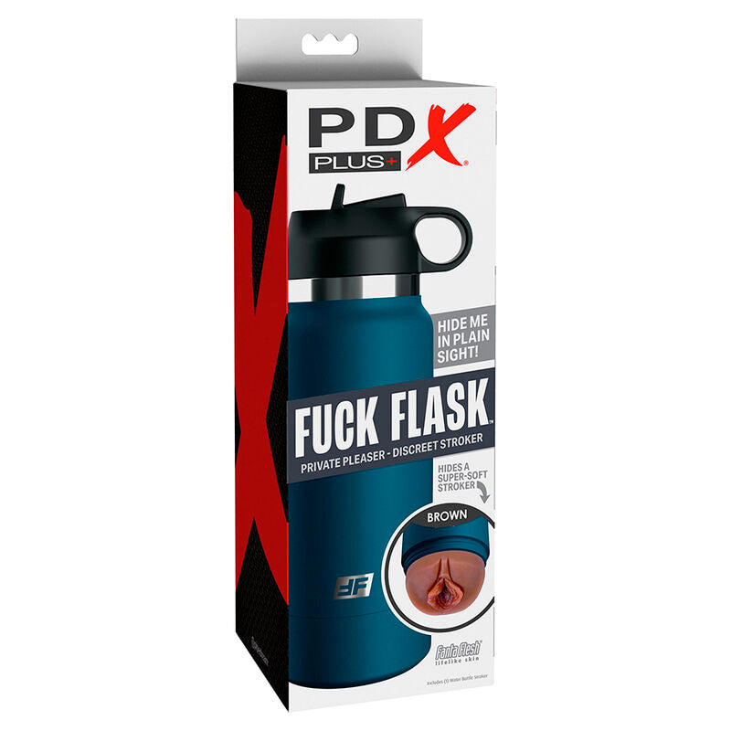 PDX PLUS - FUCK FLASK VAGINE DISCRET STROKER MARRON MODÈLE 1