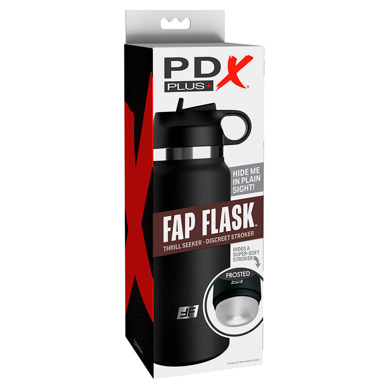 PDX PLUS - FAP FLASK BOTTLE DISCRET STROKER TRANSPARENT MODEL 1